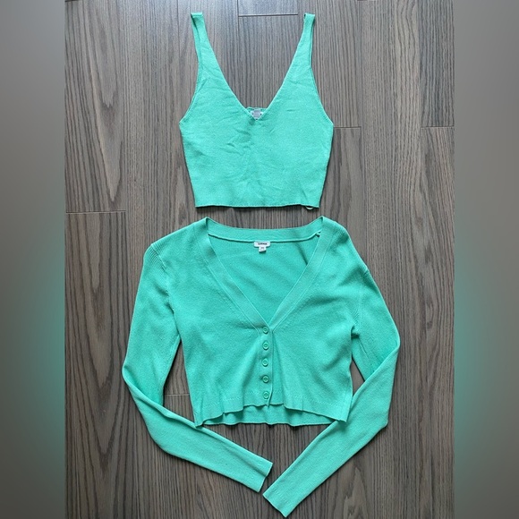 Garage Tank and Cardigan Set - Picture 1 of 6